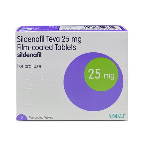 Sildenafil 25mg tablets TEVA